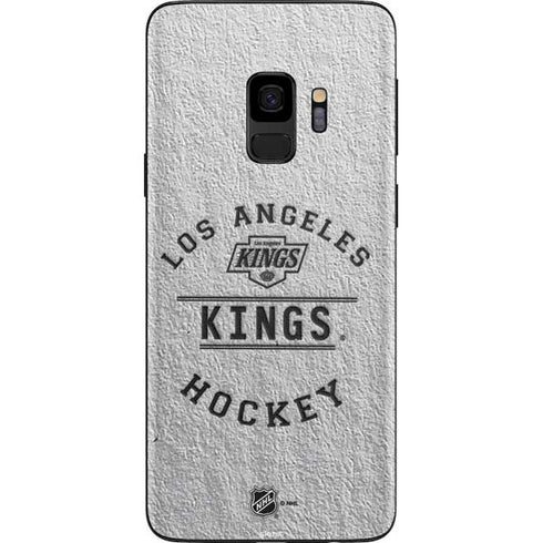 NHL Los Angeles Kings Black Text Galaxy S9 Skin